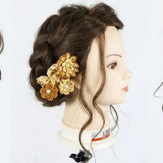 簡単ヘアセット例