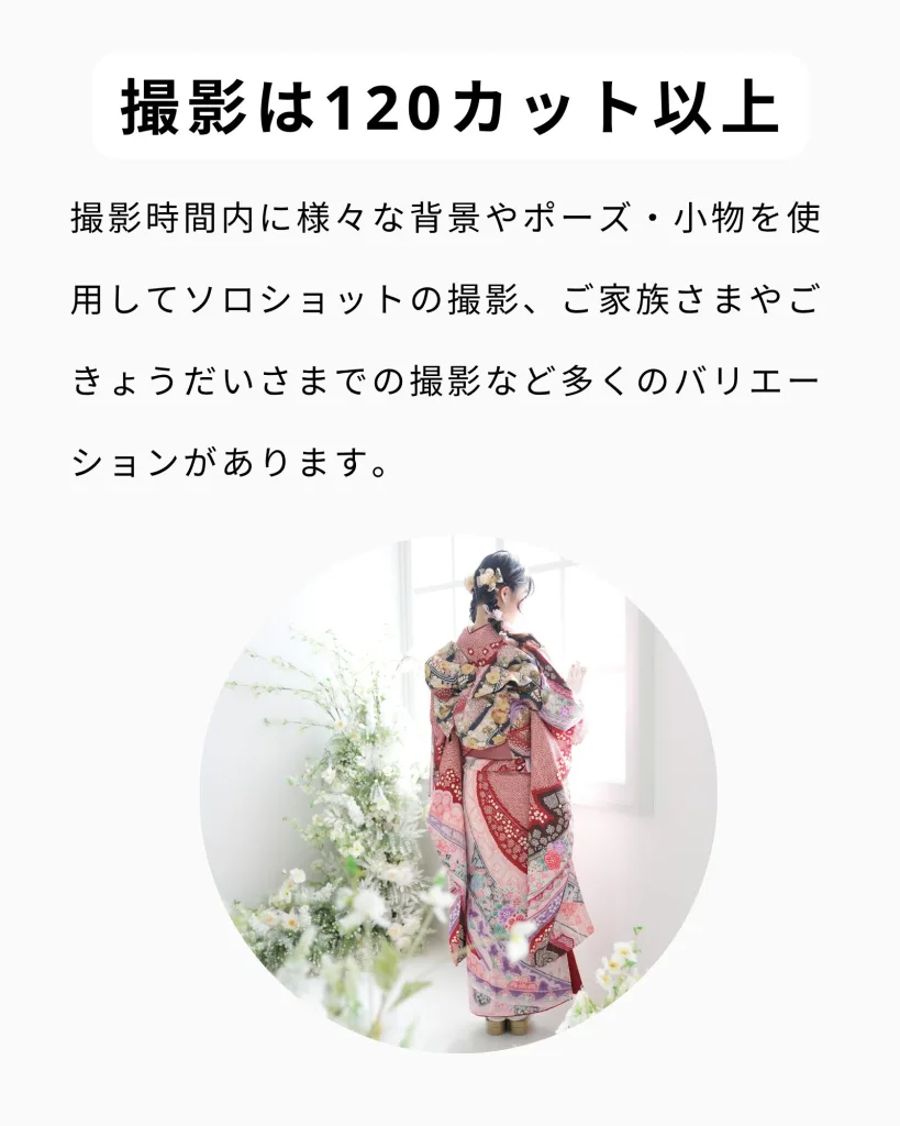 姫路 成人振袖 スタジオ+ロケ 作例